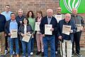 Bild (von links): Ehrenmitglied Gerald Gleichmann, Norbert Simm, Andreas Hesselbach (beide Vorstandschaft), Günter Wetz, Ralf Lontke, Margot Pinzka, Katharina Endres, Margot Schmitt, Ehrenmitglied Albin Zink, Herbert Söllner, Josef Rösner und Edgar Bittermann.