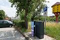 Auf dem Parkplatz der Verwaltungsgemeinschaft in Gerolzhofen gibt es eine Ladesäule mit zwei Ladepunkten.