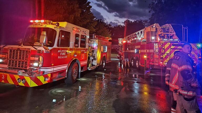 Die Größe und Ausstattung der Feuerwehr in der Partnerstadt Arlington begeisterte die Wehrleute aus Bad Königshofen.