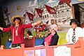 Ein satirisches Highlight: die Bürgerbus-Besatzung mit Alise Haupt, Brigitte Pauthner und Stefan Herbert.&nbsp;