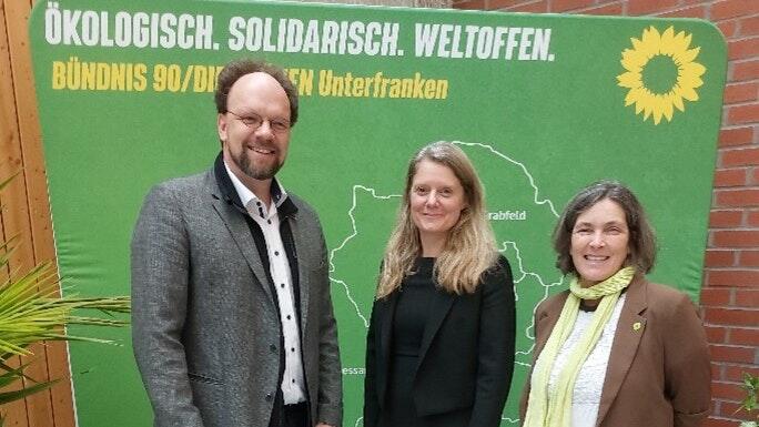 Im Bild (von links): MdL Patrick Friedl, MdEP Henrike Hahn und MdL Kerstin Celina Im Bild (von links): MdL Patrick Friedl, MdEP Henrike Hahn und MdL Kerstin Celina
