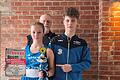 Boxen beim TSV Bad Kissingen       -  Unser Bild zeigt (von links) Celin Söder, TSV-Trainer Edgar Feuchter und Leo Zenglein.