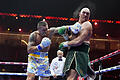 Boxen: Fury - Usyk.jpeg       -  Oleksandr Usyk (links) gewann den Kampf um mehrere Weltmeistertitel im Schwergewicht in der Kingdom Arena gegen Tyson Fury.