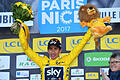 Sky-Profi       -  Der Kolumbianer Sergio Henao trägt nun das Gelbe Trikot des Gesamtführenden. Foto: David Stockman