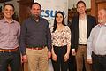 Der neue Vorstand der CSU Ebelsbach (von links) mit Vorsitzendem Roland Metzner, Stellvertreter Holger Kelle, Schriftführerin Celine Metzner, Stellvertreter Dr. Ralph Wiegner und Schatzmeister Reinhard Kuhla.