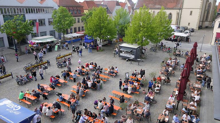 Am Sonntag fand in Haßfurt der Frühjahrsmarkt statt.