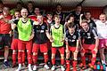 Die Spieler des SV Oberdürrbach posieren nach einem gewonnenen Heimspiel für ein Jubelfoto. Acht von zehn Partien haben die Oberdürrbacher in der A-Klasse Würzburg 1 für sich entschieden, sind aktuell Tabellen-Zweiter.