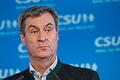 Nach der Bundestagswahl - Bayern       -  Söder auf der Pressekonferenz