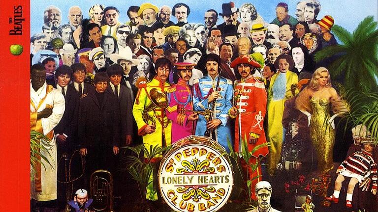 70 Persönlichkeiten der Weltgeschichte und die Beatles gleich zweimal dabei: Das legendäre „Sgt. Pepper's“-Cover. 70 Persönlichkeiten der Weltgeschichte und die Beatles gleich zweimal dabei: Das legendäre „Sgt. Pepper's“-Cover.