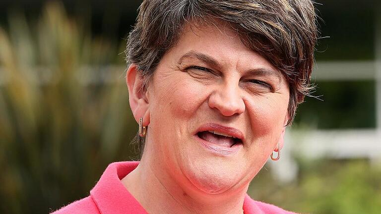 BRITAIN-POLITICS-NIRELAND - Arlene Foster ist Chefin der DUPim britischen Parlament. BRITAIN-POLITICS-NIRELAND - Arlene Foster ist Chefin der DUPim britischen Parlament.