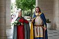 Maxi und Alexander Ferrari beim Rakoczy-Fest als Beatrix von Courtenay und Otto von Botenlauben.       -  Maxi und Alexander Ferrari beim Rakoczy-Fest als Beatrix von Courtenay und Otto von Botenlauben.