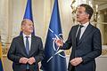 Gipfel zur Ostsee-Sicherheit in Helsinki       -  Scholz und Rutte in Helsinki.