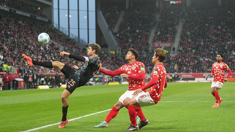 FSV Mainz 05 - Bayern München       -  Die Bayern hatten in Mainz große Mühe.