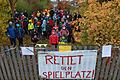 In nichtöffentlicher Sitzung beschloss der Gemeinderat in Hettstadt die Umwandlung der Spielplätze 'Hoffeld/Kalter Rain' und 'Altensteig/Bergtannen' (hier im Bild) in Baugrundstücke. Dagegen wehrt sich die Bevölkerung mit einem Bürgerbegehren.&nbsp;