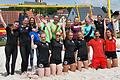 Bei den vereinsinternen Meisterschaften zum 40. Geburtstag der DJK-Volleyballabteilung setzten sich diese Mannschaften durch (vorne von links): Lilli und Camilla Schmelz; Sophia und Marie Hochrein sowie Stefan Endrich und Hannah Roth. Hinten von links: Sina Pfister, Anna Neiderer, Greta Römisch, Lukas und Bruno Leimeister, Angelina Witt, Laura Schebler, Hannah Riedmann, Johanna Müller und Marina Schebler.