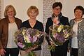 Langjährige Mitglieder wurden beim CSU Ortsverband Unterpleichfeld geehrt: (von links) Petra Kamm (15 Jahre Mitglied), Ottilie Brand (35 Jahre), Gertrud Sauer (25 Jahre), Martina Wild (15 Jahre).