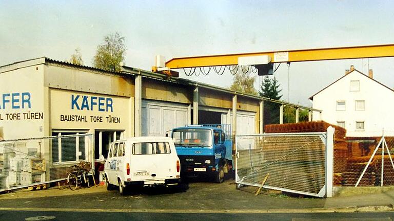 Käfer Stahlhandel im Jahr 1985.