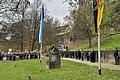 Am Ehrenmal der Stadt Bad Neustadt wurden von der Stadt Bad Neustadt sowie Vereinen und Verbänden Kränze niedergelegt. Musikalisch gestaltete die Musikkapelle Löhrieth die Feierstunde.