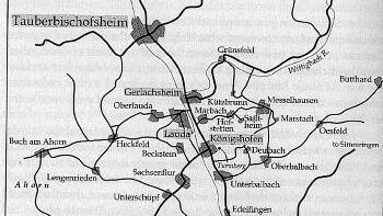 Kampfeinsätze der amerikanischen und deutschen       -  Kampfeinsätze der amerikanischen und deutschen Einheiten im April
1945. Grafik aus dem Buch 'Endkampf'.