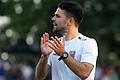 Seine Vorstellung von Fußball geht bis dato auf beim FC 05 Schweinfurt: Trainer Victor Kleinhenz.