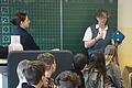 Französisch-Unterricht mal anders: Annaëlle und Anna besuchten die Jakob-Kaiser-Realschule in Hammelburg.       -  Französisch-Unterricht mal anders: Annaëlle und Anna besuchten die Jakob-Kaiser-Realschule in Hammelburg.