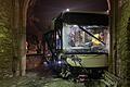 Linienbus prallt gegen Torbogen - mehrere Verletzte       -  Ob der Busfahrer bei Straßenglätte zu schnell unterwegs war, soll nun ein Gutachter klären.