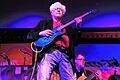 Die US-Jazzrock-Legende Larry Coryell (hier beim siebten Guitarmasters 2015) wird auch am 11. März in Reichenberg dabei sein, ebenso wie der Bassist Dave King (im Hintergrund).
