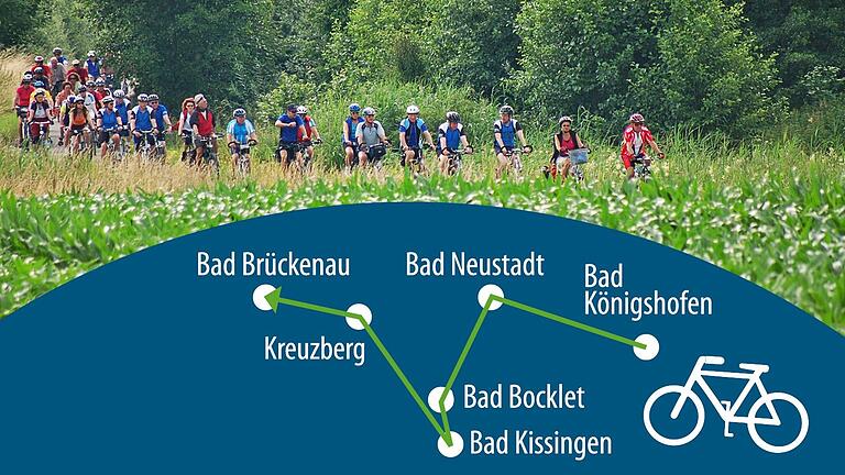 Mit dem Rad von Bad zu Bad heißt das Motto auch 2024 bei der Bäderland-Radtour am 17. und 18.Juni. Mit dem Rad von Bad zu Bad heißt das Motto auch 2024 bei der Bäderland-Radtour am 17. und 18.Juni.