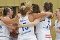 Jubel bei den Sharks: Die Würzburgerinnen haben ihr Auftaktspiel gegen die Falcons Bad Homburg mit 81:73 gewonnen.