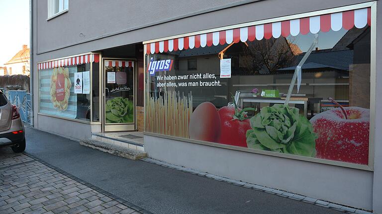 Bald wieder geöffnet. Der Heustreuer Dorfladen.