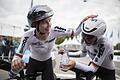 Radsport: Weltmeisterschaft       -  Glückliche WM-Zweite: Antonia Niedermaier und Liane Lippert.