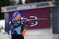 Biathlon Weltmeisterschaft - Training       -  Franziska Preuß ist bereit für den Sprint in Lenzerheide.