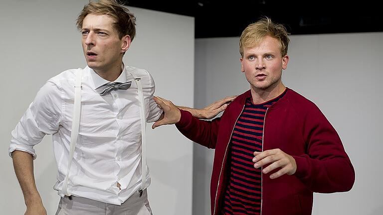 Hannes Berg und Cedric von Borries in „Patricks Trick”. Hannes Berg und Cedric von Borries in „Patricks Trick”.