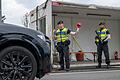 Grenzkontrollen Bundespolizei an A8       -  Grenzkontrollen der Bundespolizei am Grenzübergang der Autobahn A8 zwischen Österreich und Deutschland nahe Salzburg (Archivbild)