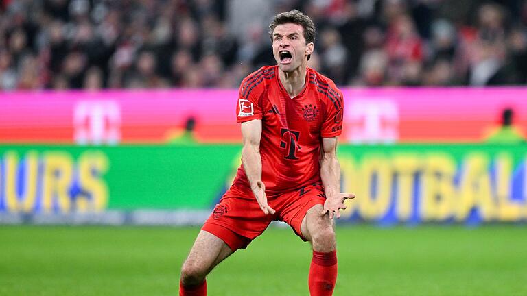 Bayern München - Eintracht Frankfurt       -  Nach seinem vieldiskutierten Sekunden-Einsatz gegen Celtic Glasgow stand Thomas Müller gegen Frankfurt in Bayerns Startelf.
