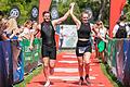 Rund 400 Teilnehmer nahmen beim ersten MainCity Triathlon nach 22 Jahren am wunderschönen Baggersee in Schweinfurt die drei Disziplinen auf sich.