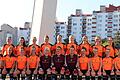Die Mannschaft des SC Würzburg in der Regionalliga-Saison 2019/2020: (hinten von links) Josefin Hoffer, Spielführerin Theresa Damm, Maria Füller, Meike Bohn, Medina Desic, Maike Schopf, Paula Höfler, Lorina Romeis, Eva Teubert, (vorne von links) Laura Issing, Magdalena Roll, Nicole Kreußer, Julia Kohl, die Torfrauen Julia Kohl, Lara Wagner und Melina Eckert, Andrea Hainthaler, Marie Seeger, Maria Ansmann, Paula Winhauer.