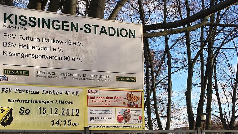 Das Kissingen-Stadion steht nicht in der Kurstadt an der Fränkischen Saale, sondern im Berliner Stadtteil Pankow. Foto: Jürgen Schmitt       -  Das Kissingen-Stadion steht nicht in der Kurstadt an der Fränkischen Saale, sondern im Berliner Stadtteil Pankow. Foto: Jürgen Schmitt