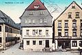 Wie auf dieser Postkarte um 1920 sah der Lohrer Marktplatz aus, als dort vor hundert Jahren die Räterepublik ausgerufen wurde. Links das Gebäude des Lohrer Anzeigers.
