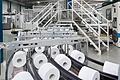 Bei Fripa, Hygienepapierhersteller in Miltenberg, läuft die Produktion auf Hochtouren.