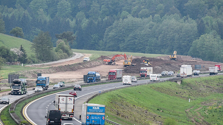 A3-Ausbau bei Würzburg dauert zwei Jahre länger       -  A3-Ausbau (Symbolfoto).