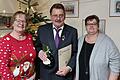 Auf dem Foto von links Gabriele Graser (2. Vorsitzende), Bernd Höhn (Ehrenvorstand) und Sabine Barthelmes (1. Vorsitzende).
