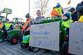 Mit bunten Tretschleppern beteiligten sich über 80 Kinder von Rhön-Grabfelder Landwirten an der Bauern-Demo am Montag in Bad Neustadt. Ein Video über ihren Protest sorgte in der ganzen Bundesrepublik für Aufsehen.