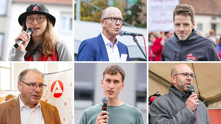 Erzählen, wie sie das Jahr in der Schweinfurter Arbeitswelt erlebt haben: Julia Spörl (von links), Manfred Süß, Thomas Höhn, Thomas Stelzer, Justin Rieck und Jürgen Schenk. Erzählen, wie sie das Jahr in der Schweinfurter Arbeitswelt erlebt haben: Julia Spörl (von links), Manfred Süß, Thomas Höhn, Thomas Stelzer, Justin Rieck und Jürgen Schenk.