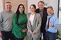Der neue Vorstand von ProKT (von links): Rouven Faltermeier, Tina Baumanns, Theresa Engel, der ehemalige erste Vorsitzende Fränz Böhm und&nbsp; Walter Vierrether.