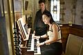 Organistin Wenying Wu überzeugte beim Moonlightkonzert in der Marienkirche das Publikum voll und ganz.