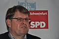 SPD-Vizevorsitzender Ralf Stegner: Beim Wahlkampf-Frühstück in Schweinfurt erklärt er die SPD zur &bdquo;Partei des Gemeinwohls&ldquo;.