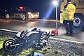 Bei einem Verkehrsunfall bei Rentweinsdorf wurde ein Rollerfahrer lebensgefährlich verletzt.