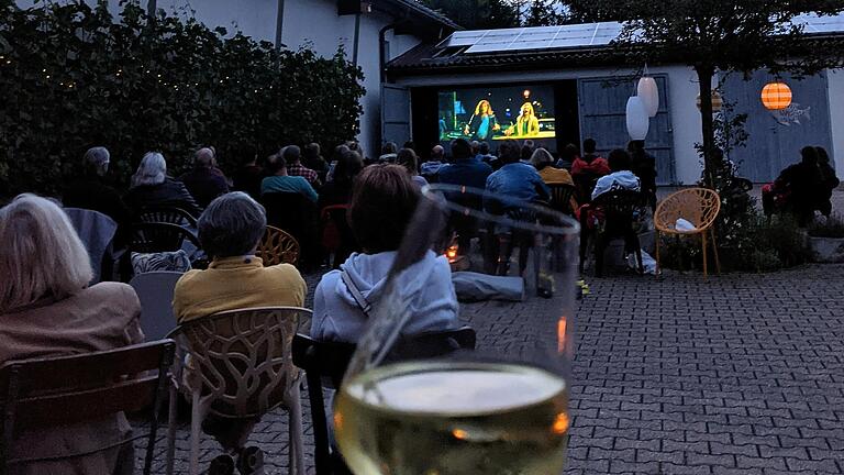 Kinoabende unter freiem Himmel. An den Wochenenden im August veranstaltet das Roxy Kinoabende im kleinen Kreis auf dem Weingut Bernard in Sulzfeld.&nbsp;&nbsp;