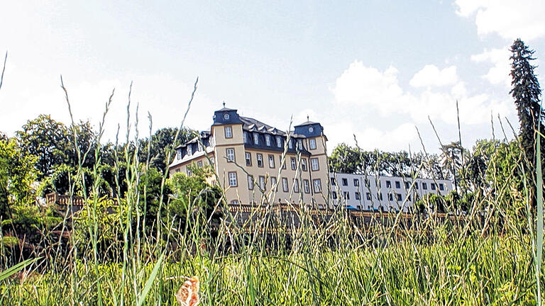 Eingebettet in den Landschaftsgarten: Das im klassizistischen Stil umgebaute Schloss beherbergt ein Seminarhotel.